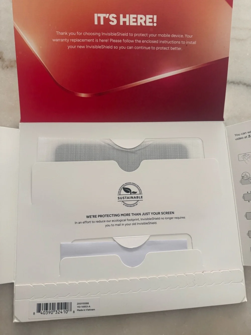 Zagg iPhone 15 Pro Privacy glass NEW. Full kit
